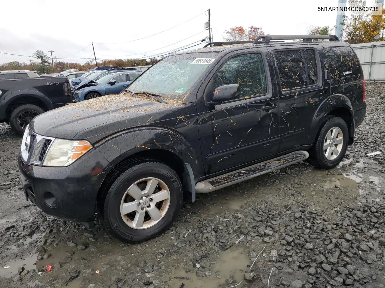 5N1AR1NB4CC600738 2012 Nissan Pathfinder S