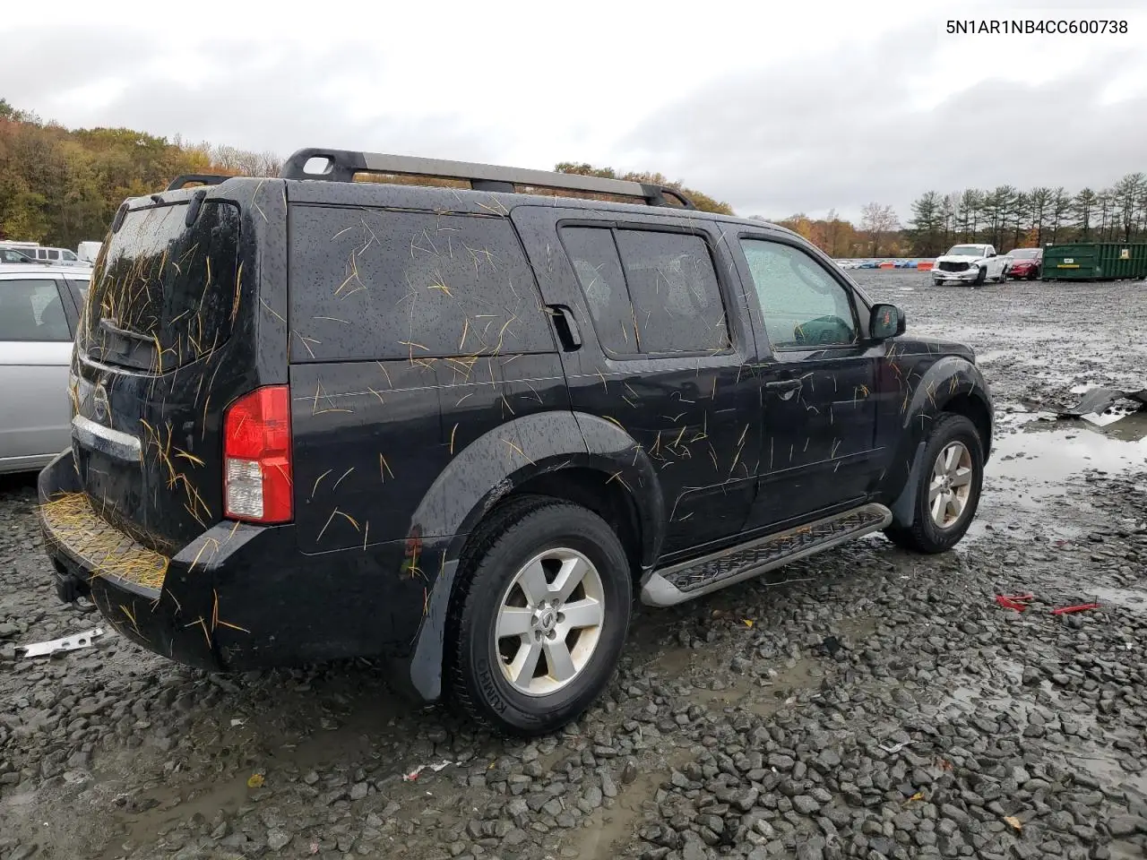 5N1AR1NB4CC600738 2012 Nissan Pathfinder S