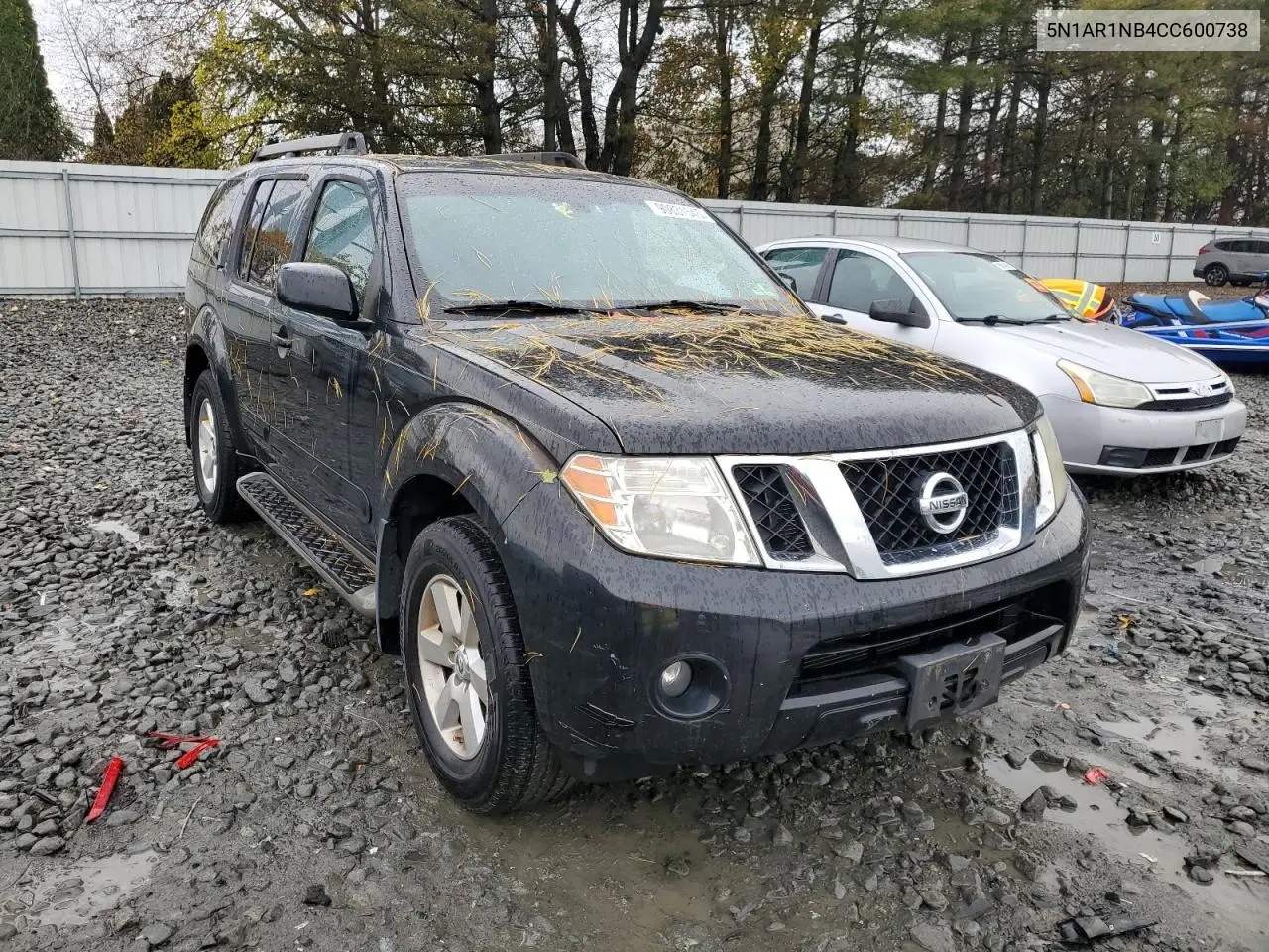 5N1AR1NB4CC600738 2012 Nissan Pathfinder S