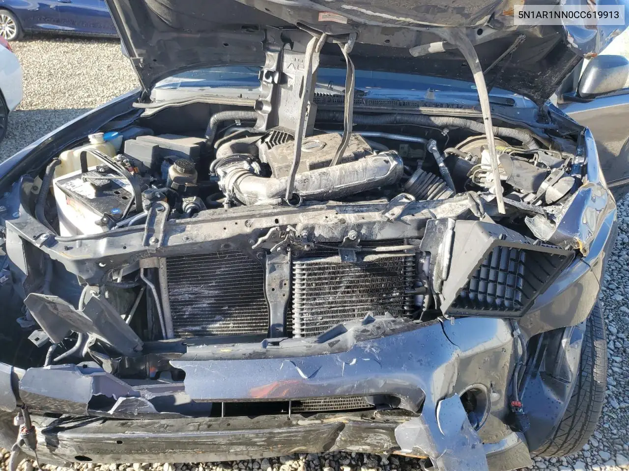 5N1AR1NN0CC619913 2012 Nissan Pathfinder S