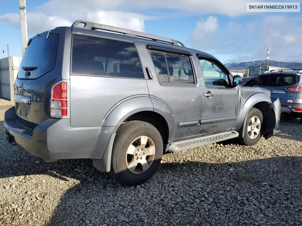 5N1AR1NN0CC619913 2012 Nissan Pathfinder S