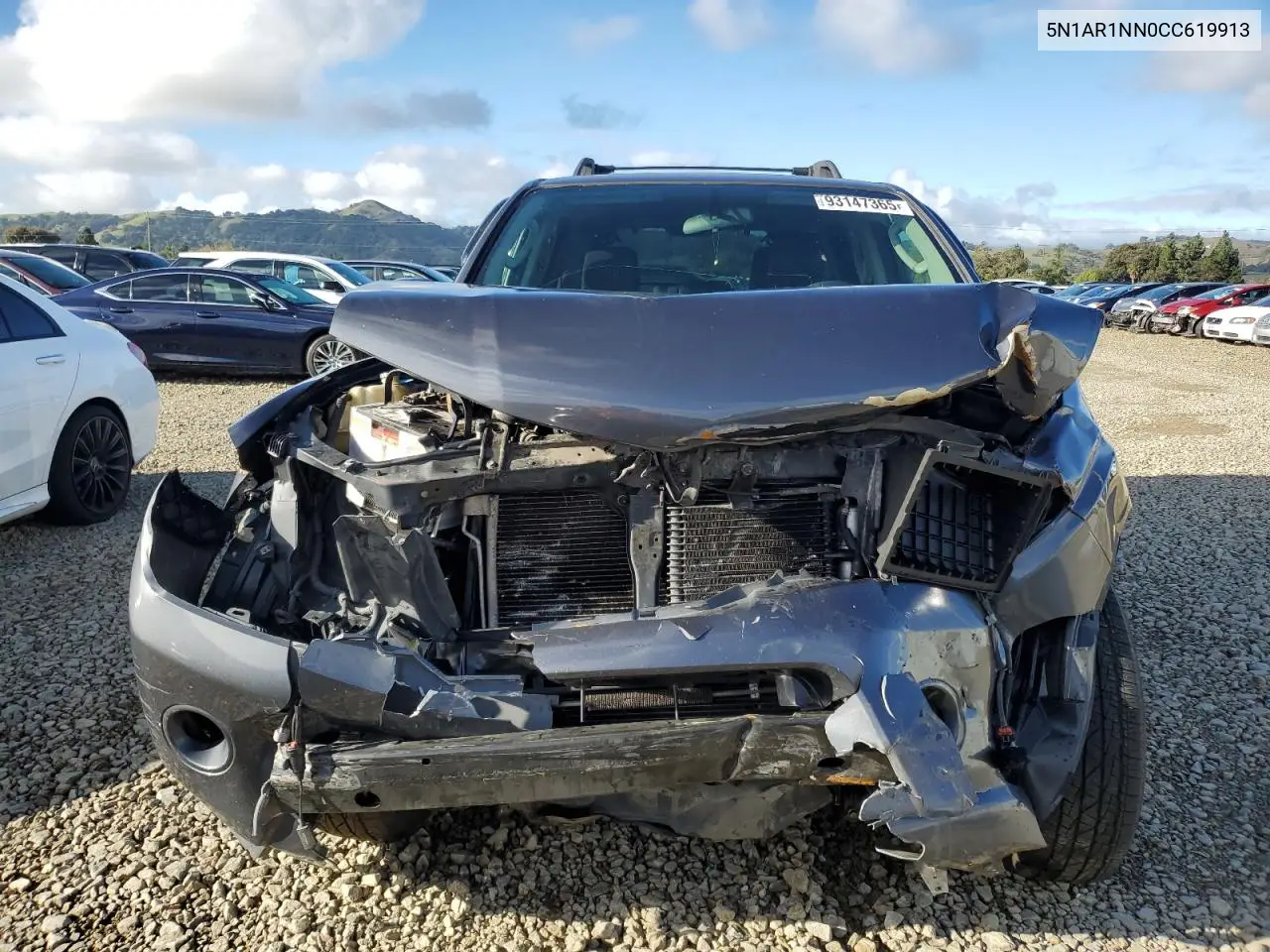 5N1AR1NN0CC619913 2012 Nissan Pathfinder S