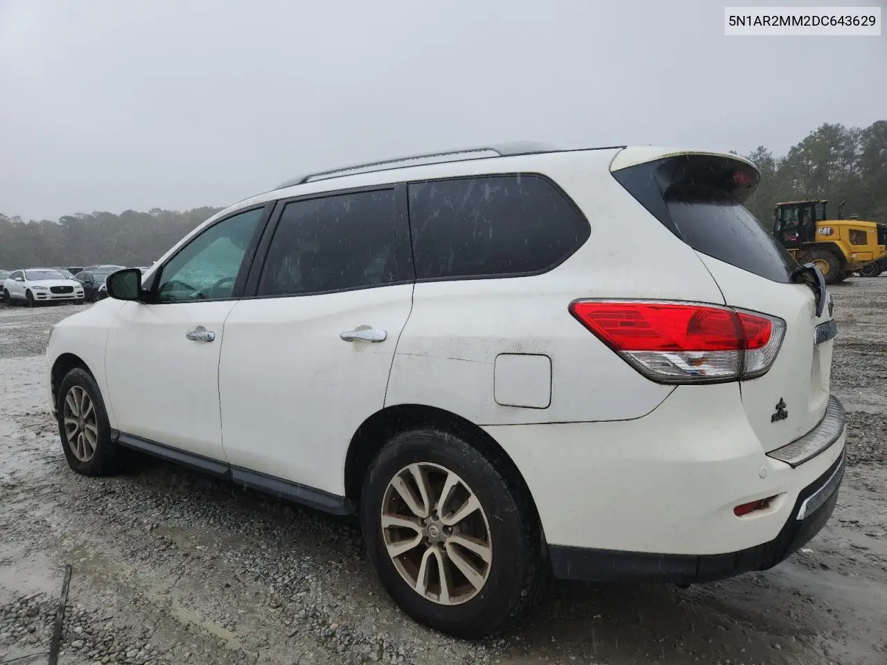 5N1AR2MM2DC643629 2013 Nissan Pathfinder S