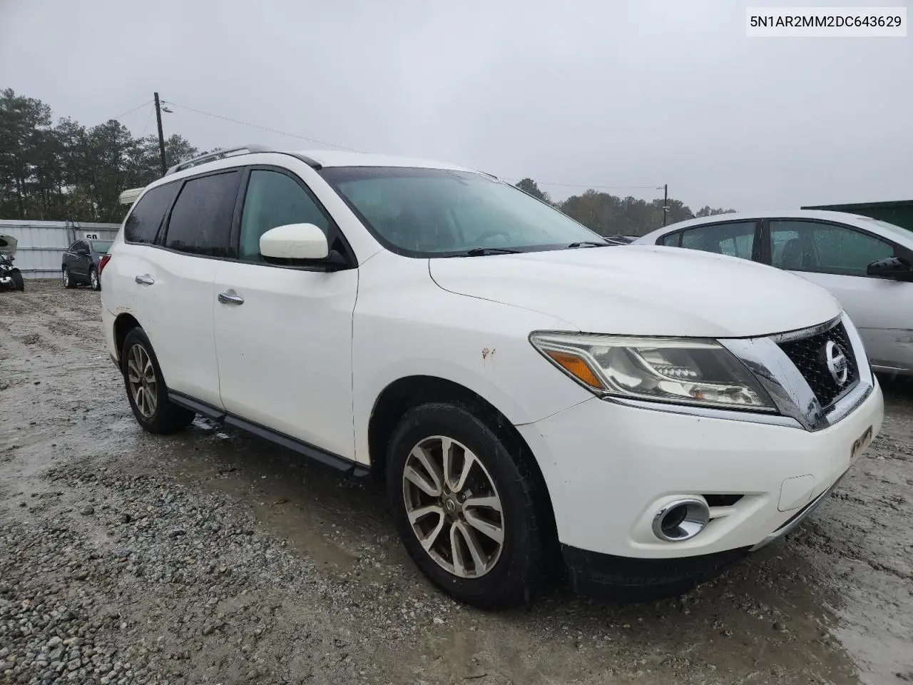 5N1AR2MM2DC643629 2013 Nissan Pathfinder S