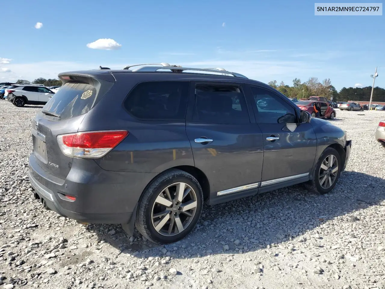 5N1AR2MN9EC724797 2013 Nissan Pathfinder S