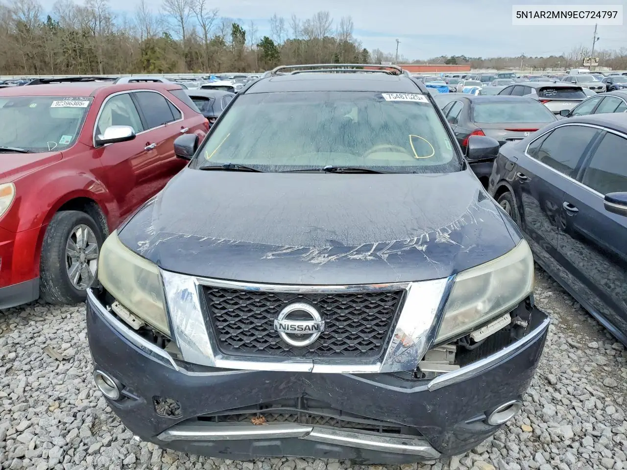 5N1AR2MN9EC724797 2013 Nissan Pathfinder S
