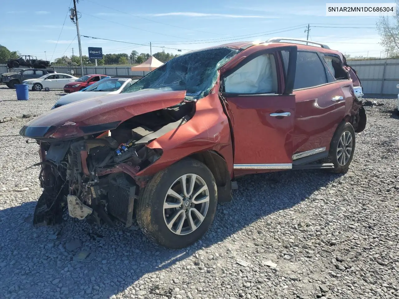 5N1AR2MN1DC686304 2013 Nissan Pathfinder S