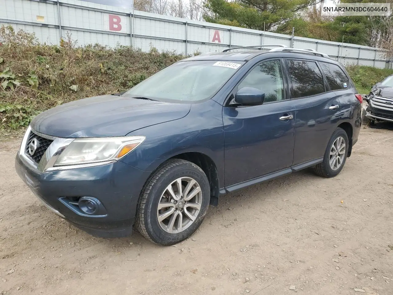 5N1AR2MN3DC604640 2013 Nissan Pathfinder S