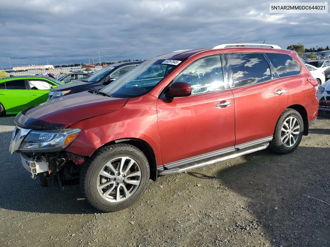 5N1AR2MM0DC644021 2013 Nissan Pathfinder S