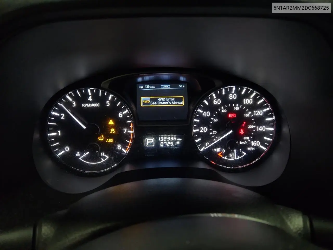 5N1AR2MM2DC668725 2013 Nissan Pathfinder S