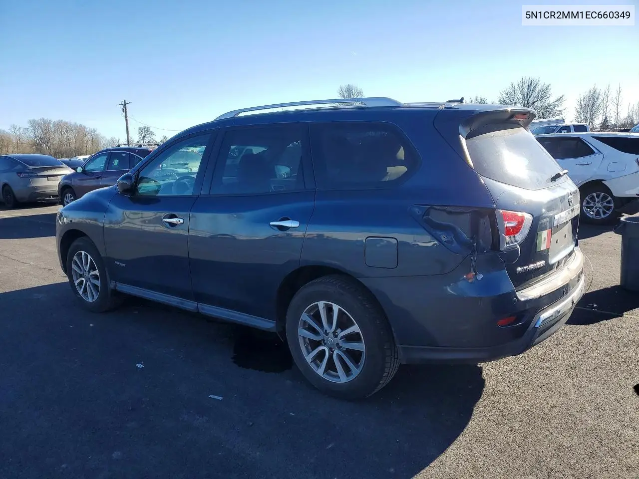 5N1CR2MM1EC660349 2014 Nissan Pathfinder Sv Hybrid
