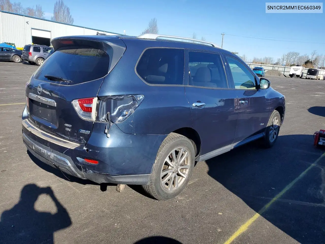 5N1CR2MM1EC660349 2014 Nissan Pathfinder Sv Hybrid