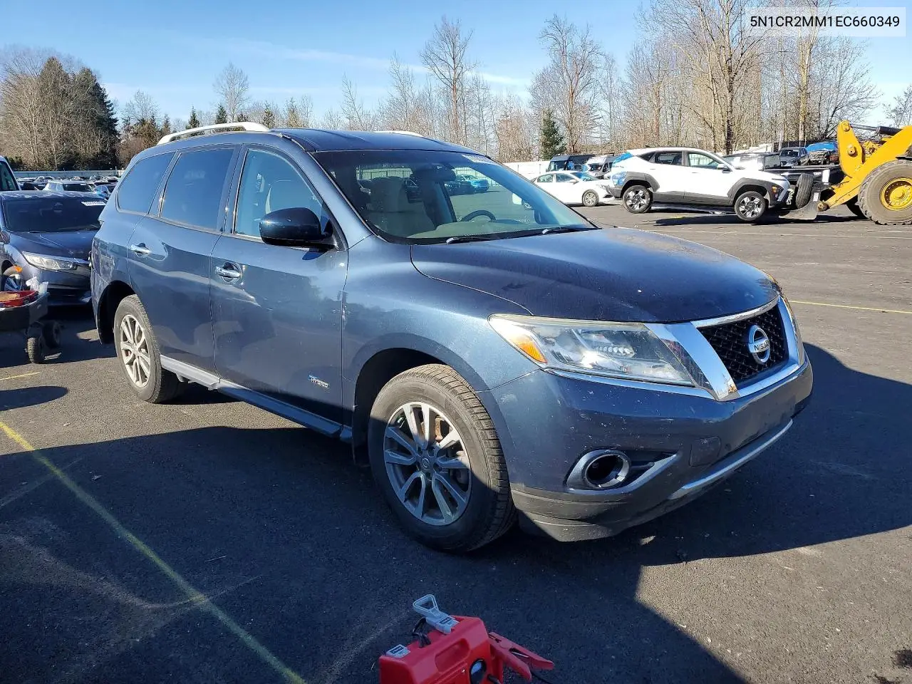 5N1CR2MM1EC660349 2014 Nissan Pathfinder Sv Hybrid