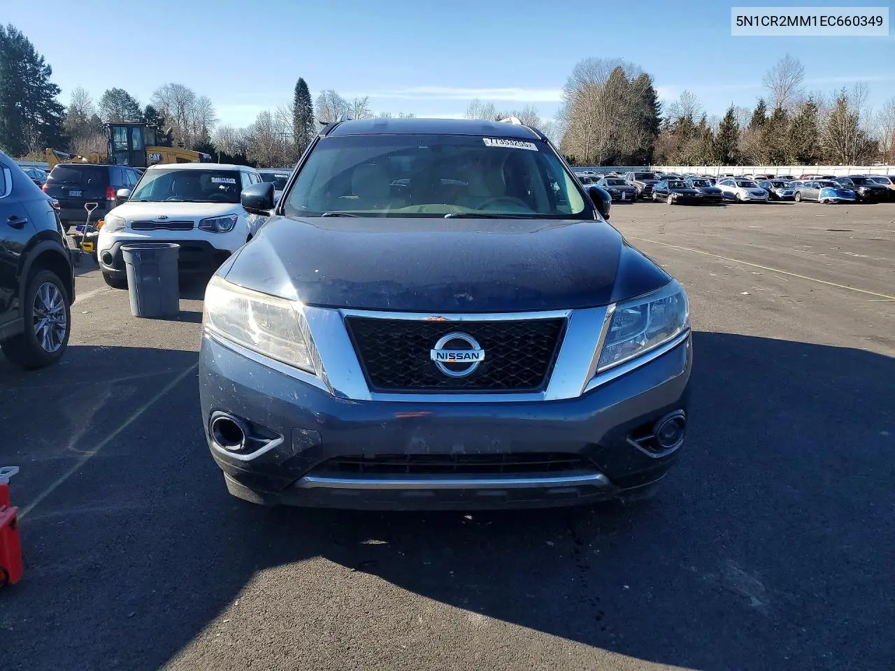 5N1CR2MM1EC660349 2014 Nissan Pathfinder Sv Hybrid