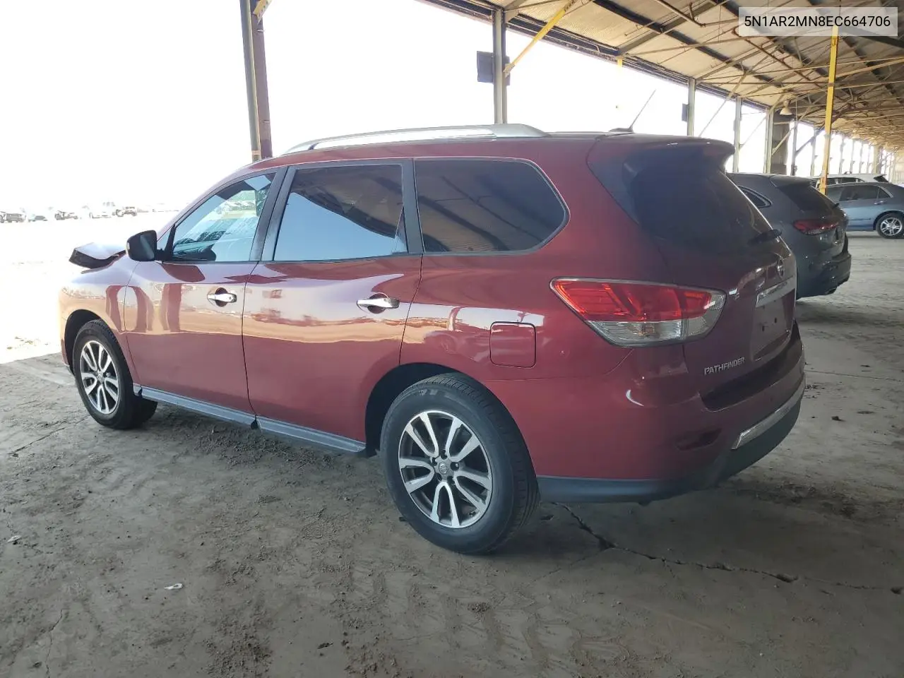 5N1AR2MN8EC664706 2014 Nissan Pathfinder S