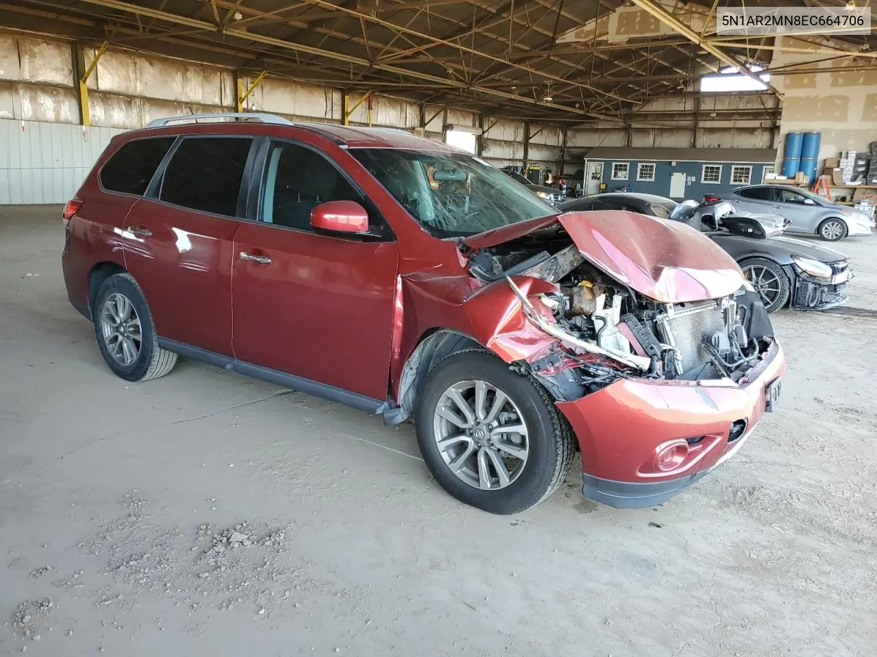 5N1AR2MN8EC664706 2014 Nissan Pathfinder S