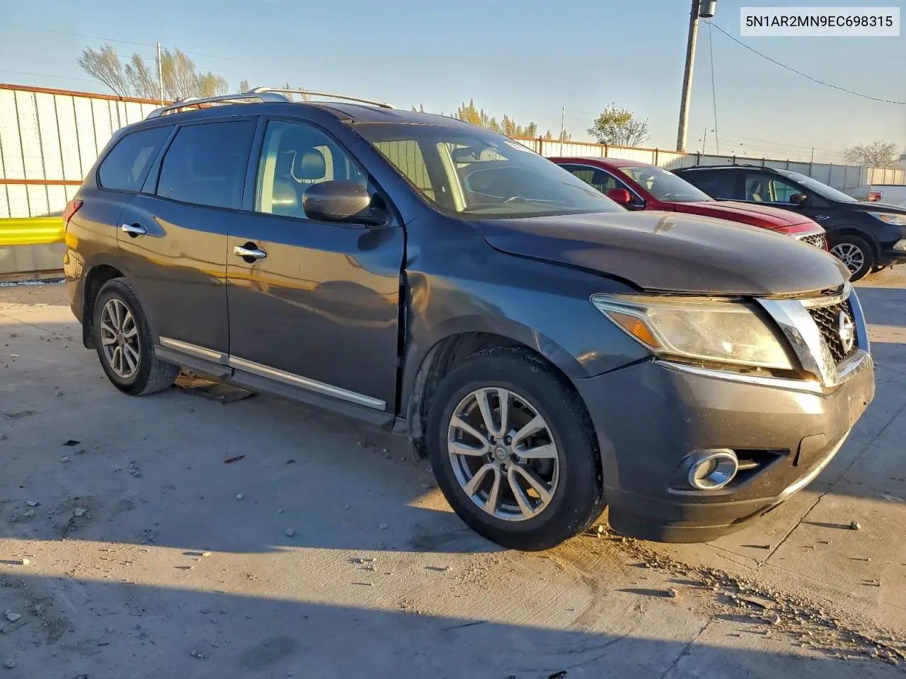 5N1AR2MN9EC698315 2014 Nissan Pathfinder S