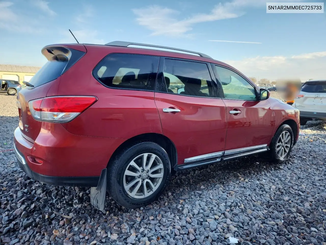 5N1AR2MM0EC725733 2014 Nissan Pathfinder S