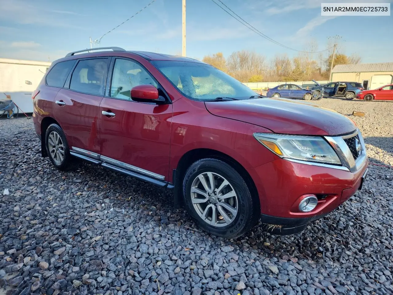 5N1AR2MM0EC725733 2014 Nissan Pathfinder S