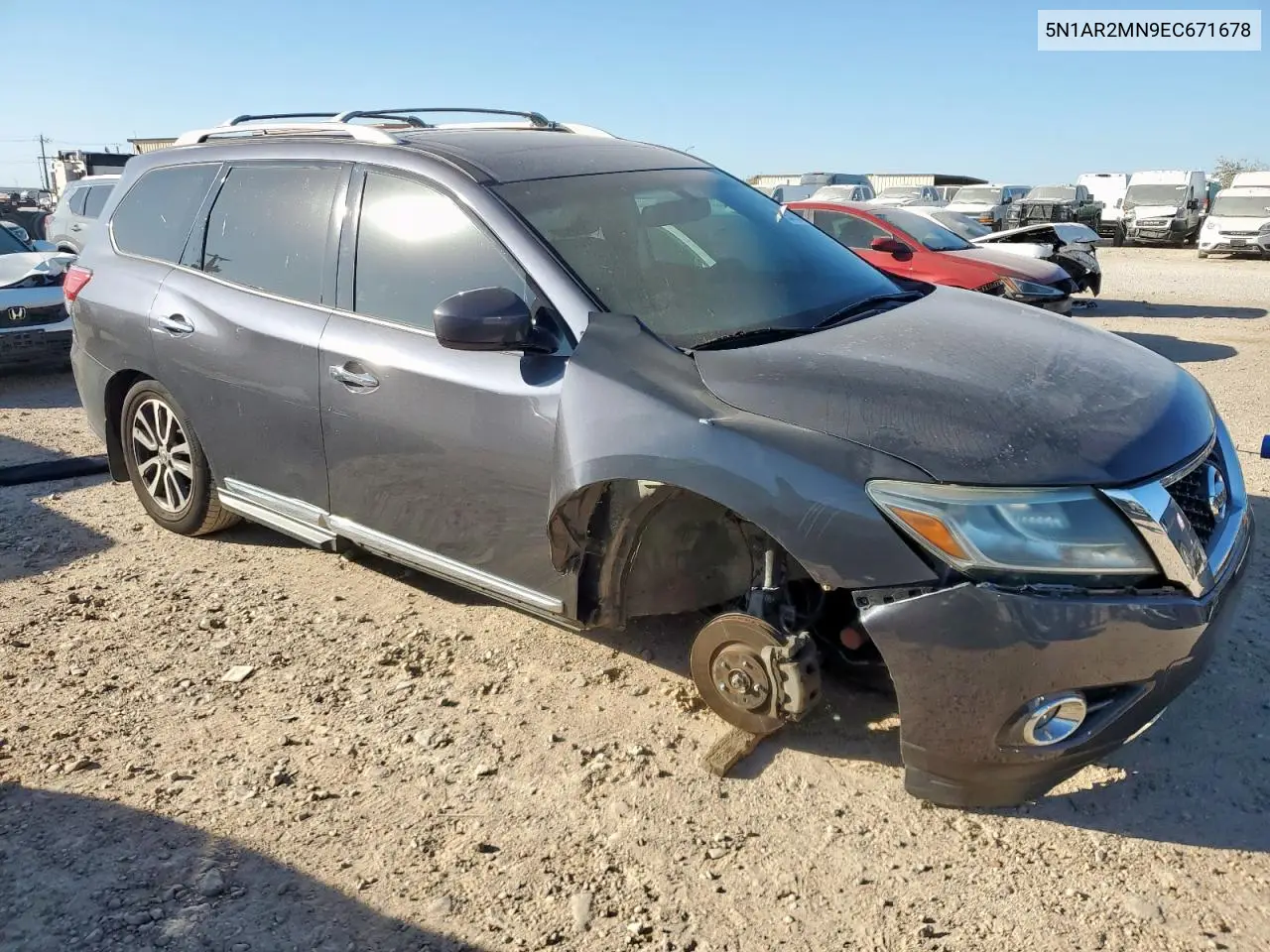 5N1AR2MN9EC671678 2014 Nissan Pathfinder S