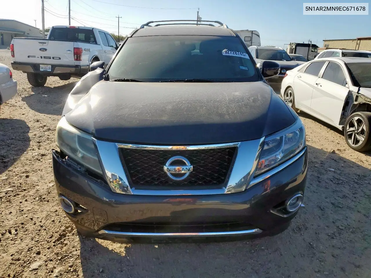 5N1AR2MN9EC671678 2014 Nissan Pathfinder S