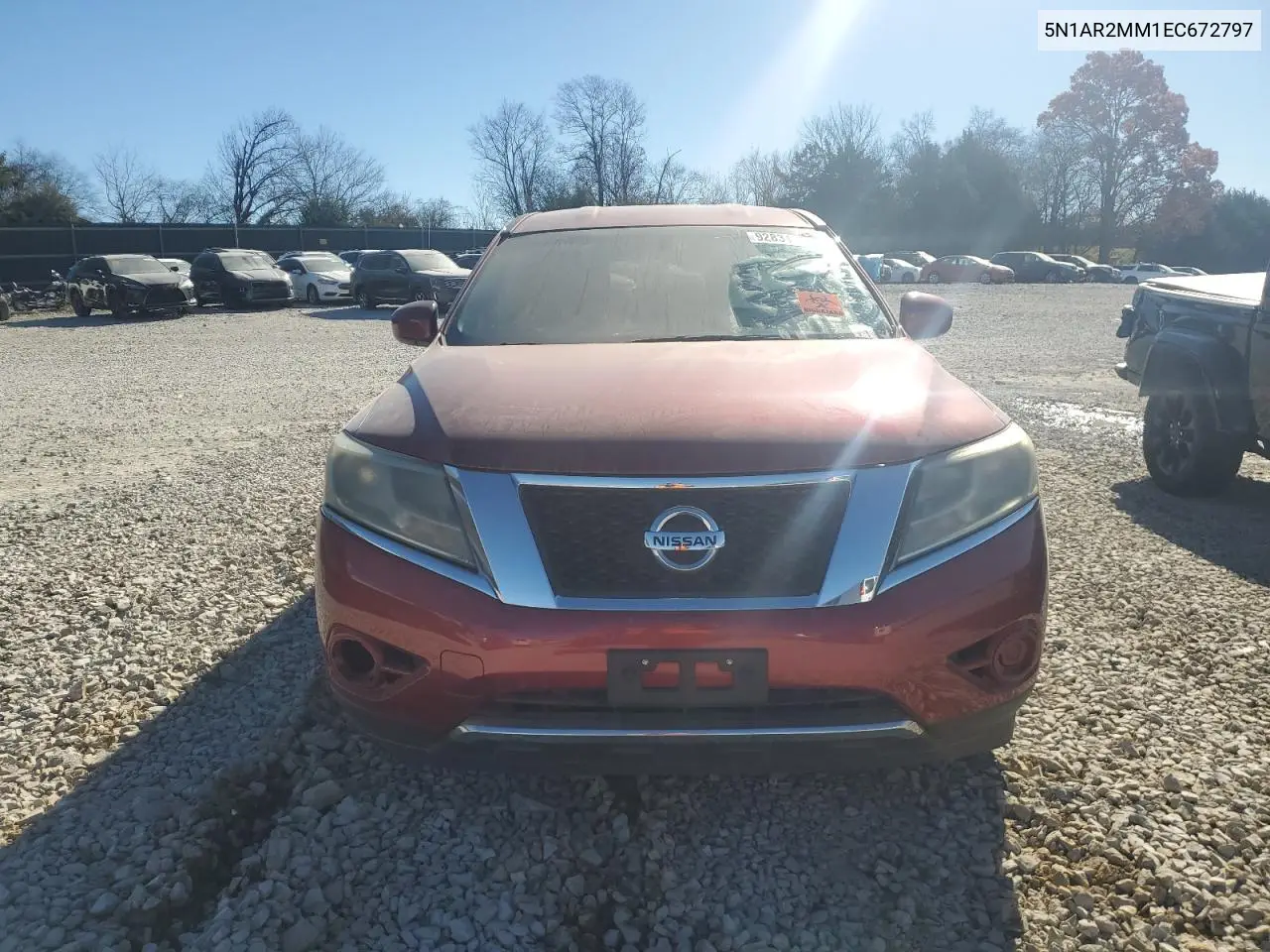 5N1AR2MM1EC672797 2014 Nissan Pathfinder S