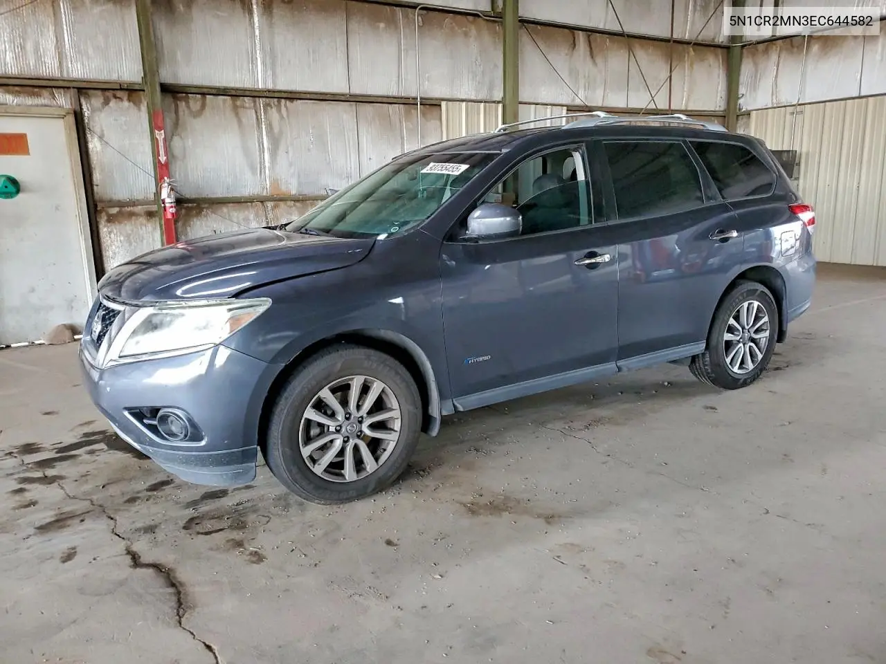 5N1CR2MN3EC644582 2014 Nissan Pathfinder Sv Hybrid