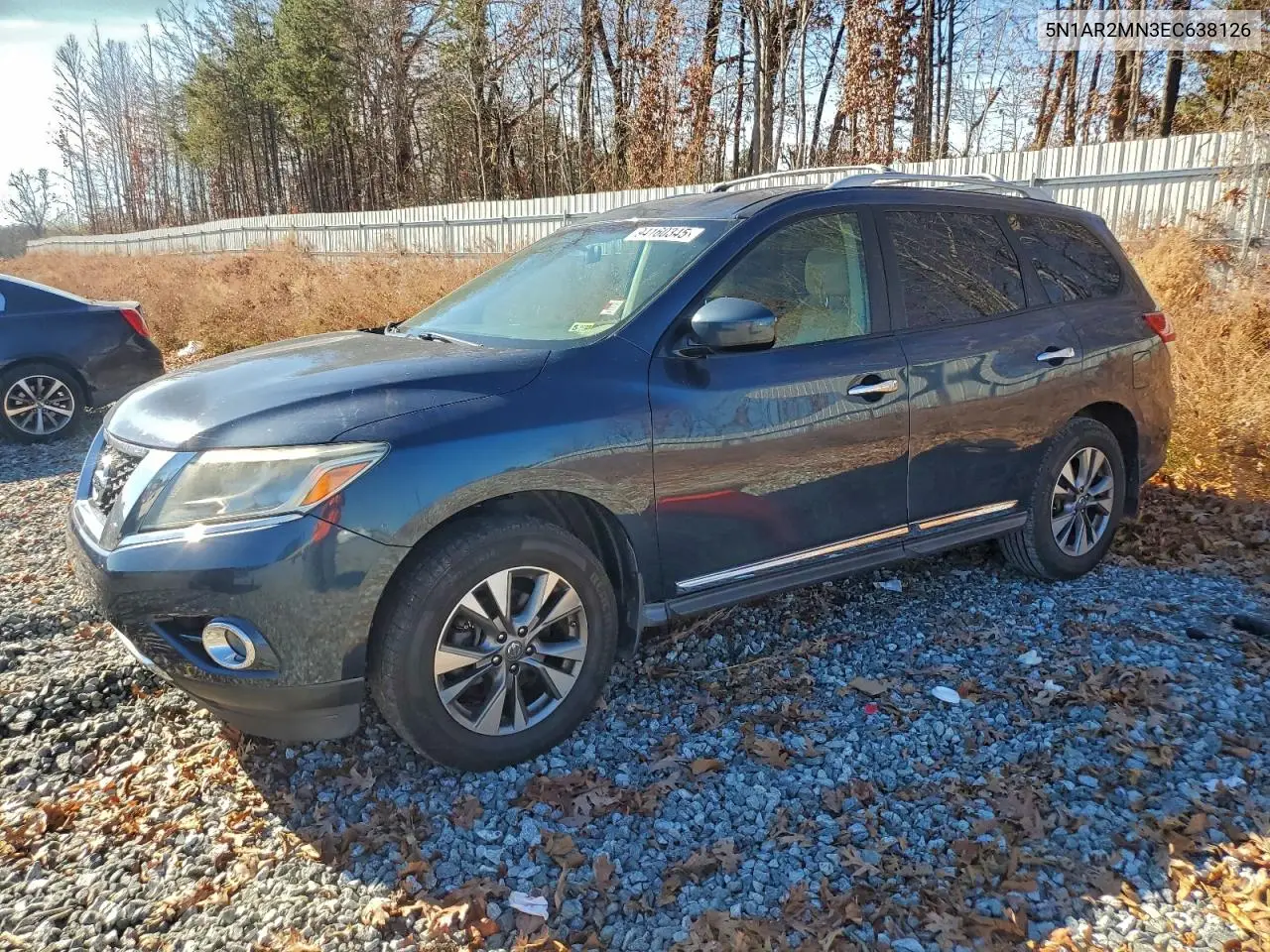 5N1AR2MN3EC638126 2014 Nissan Pathfinder S