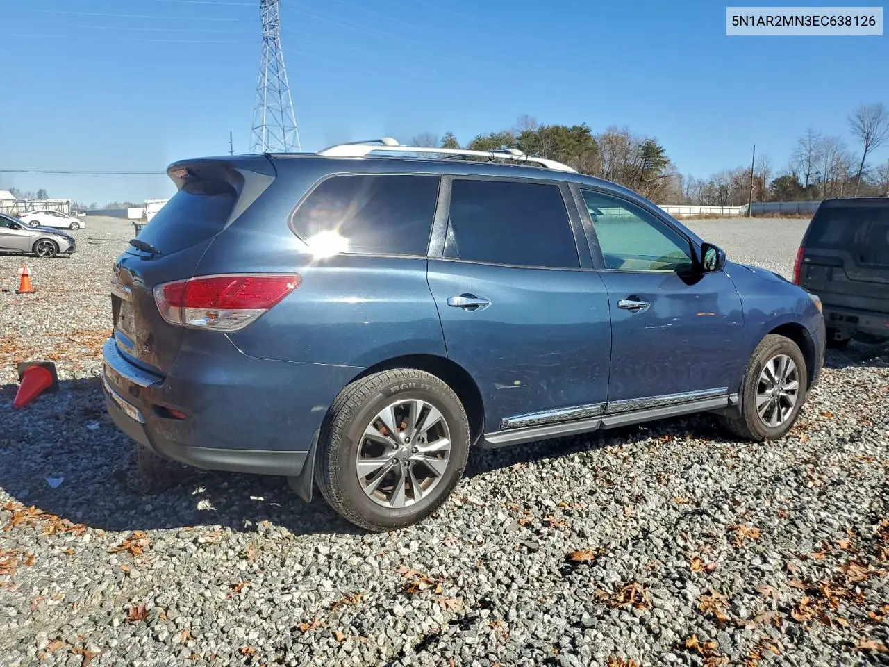 5N1AR2MN3EC638126 2014 Nissan Pathfinder S