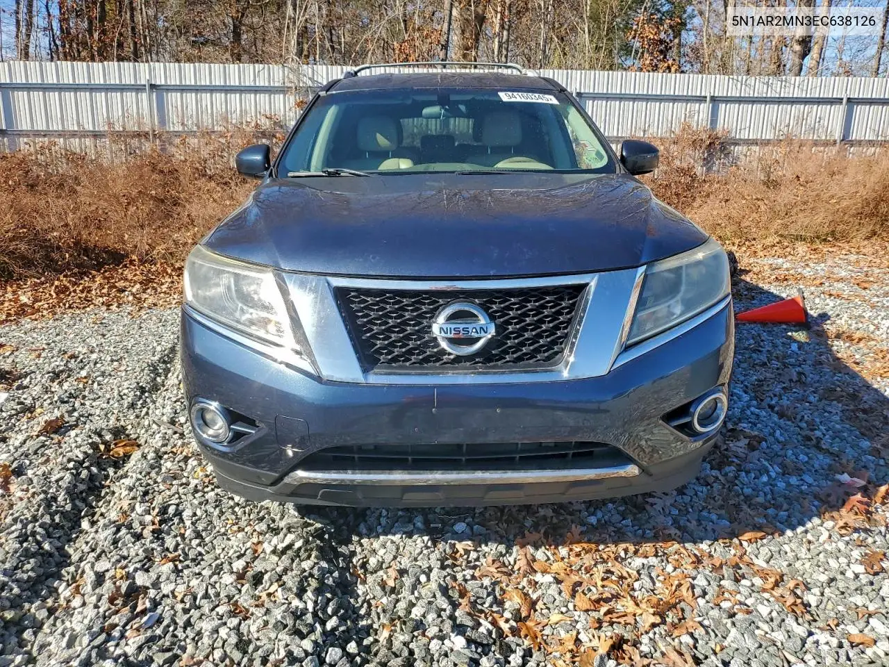 5N1AR2MN3EC638126 2014 Nissan Pathfinder S