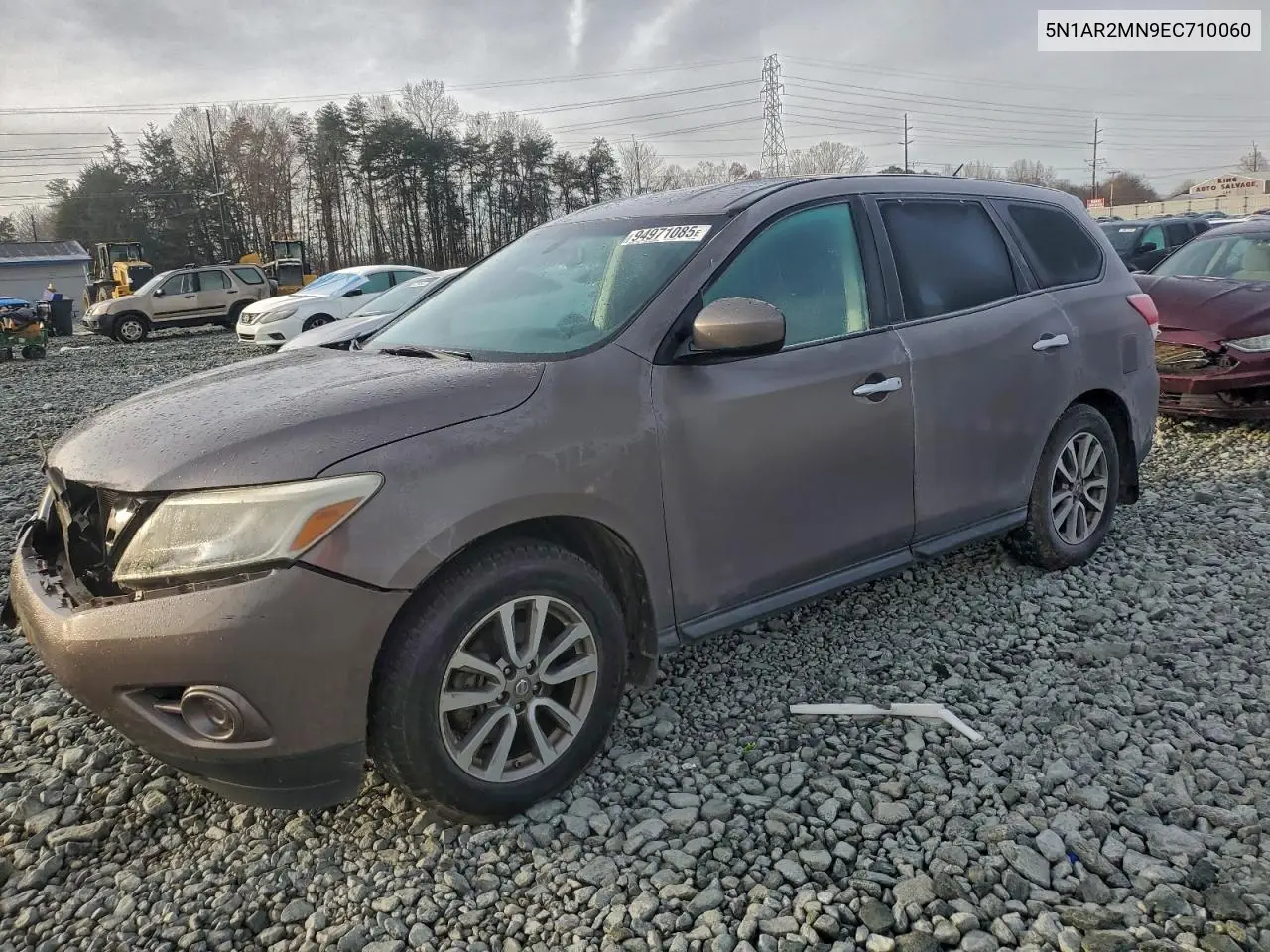 5N1AR2MN9EC710060 2014 Nissan Pathfinder S