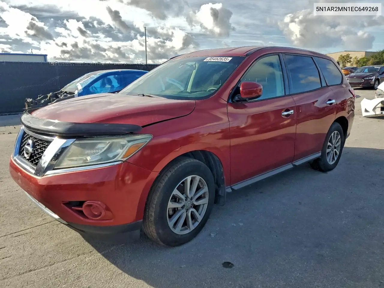5N1AR2MN1EC649268 2014 Nissan Pathfinder S