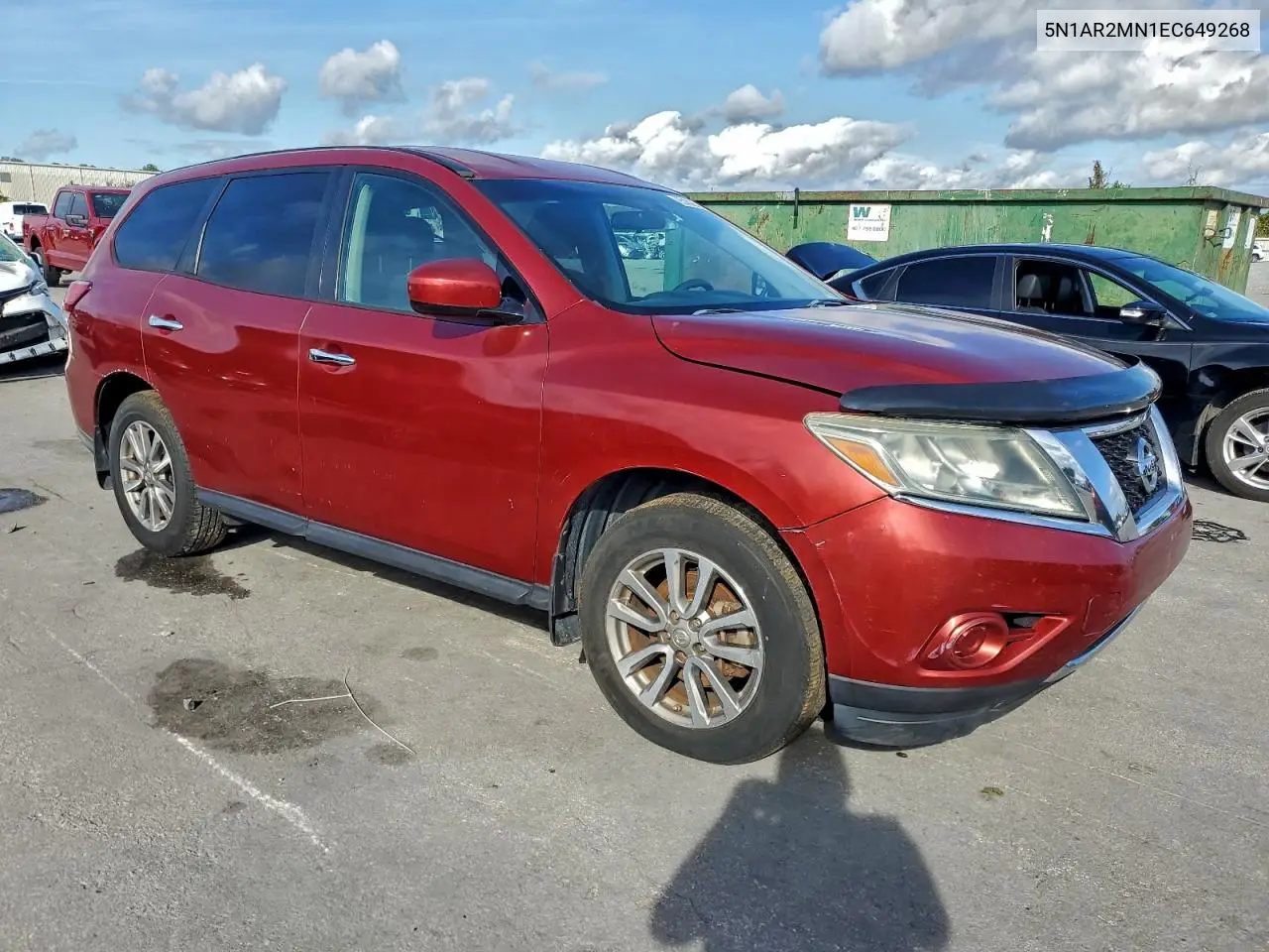 5N1AR2MN1EC649268 2014 Nissan Pathfinder S