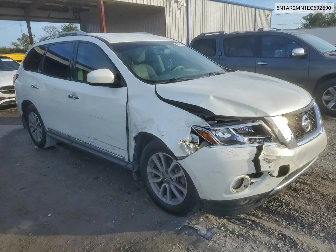 5N1AR2MN1EC692590 2014 Nissan Pathfinder S