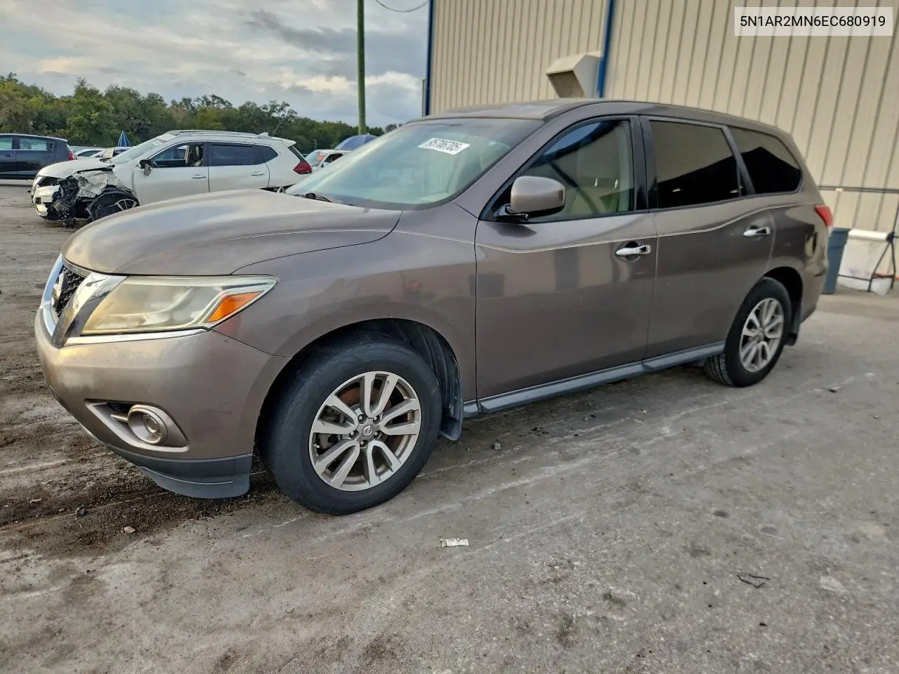 5N1AR2MN6EC680919 2014 Nissan Pathfinder S