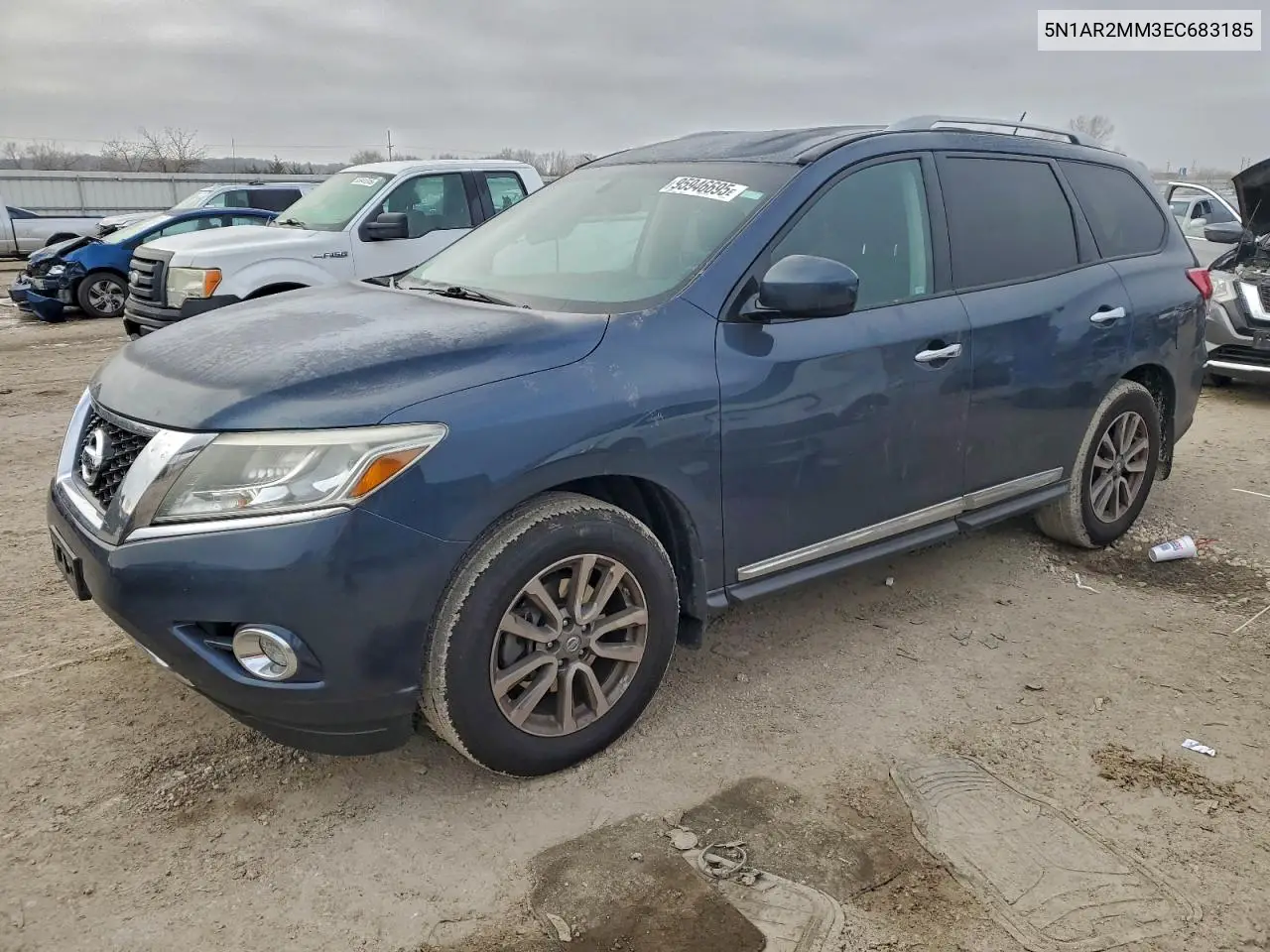 5N1AR2MM3EC683185 2014 Nissan Pathfinder S