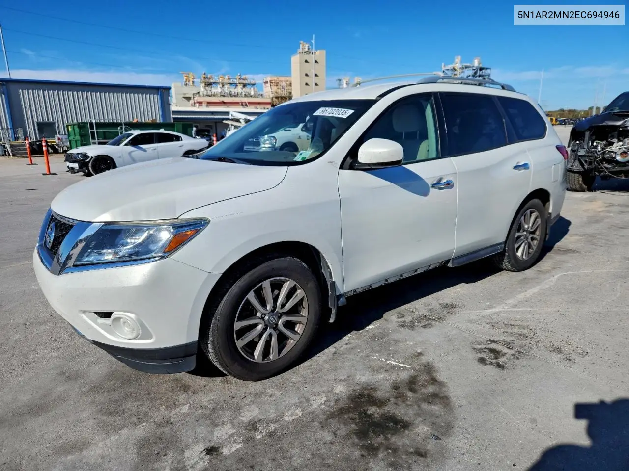5N1AR2MN2EC694946 2014 Nissan Pathfinder S