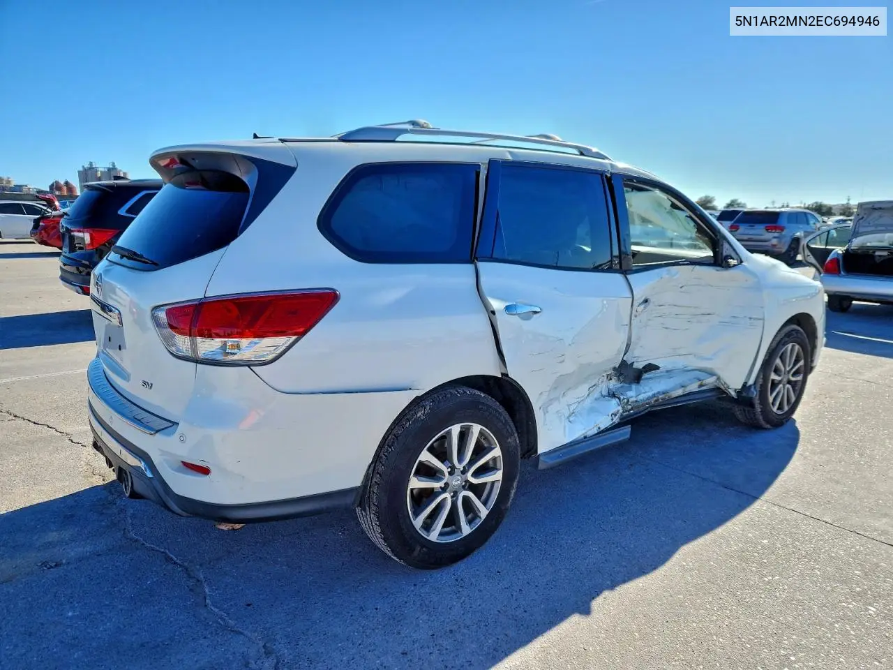 5N1AR2MN2EC694946 2014 Nissan Pathfinder S