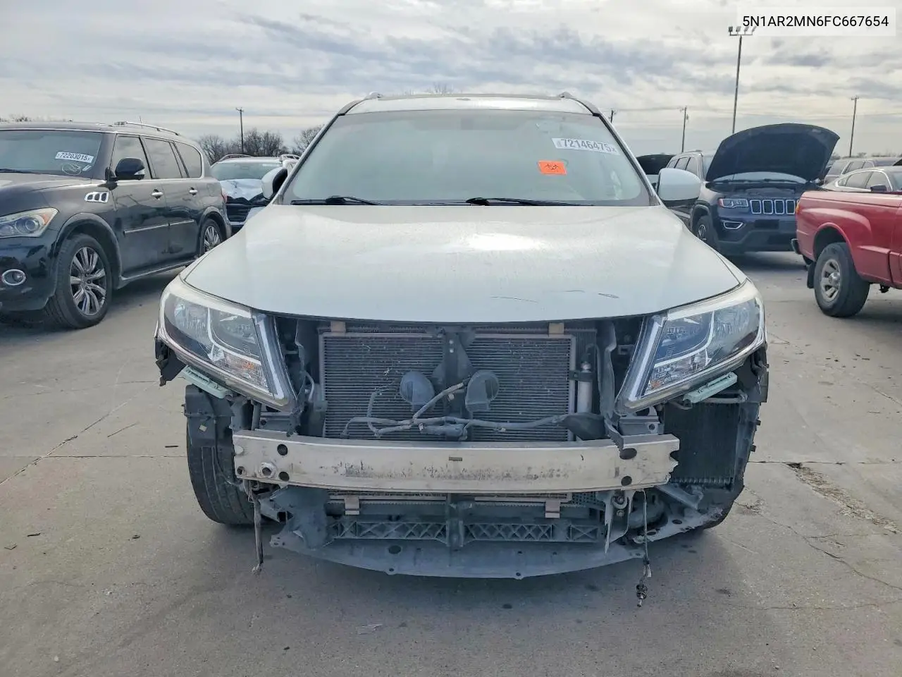 5N1AR2MN6FC667654 2015 Nissan Pathfinder Sl