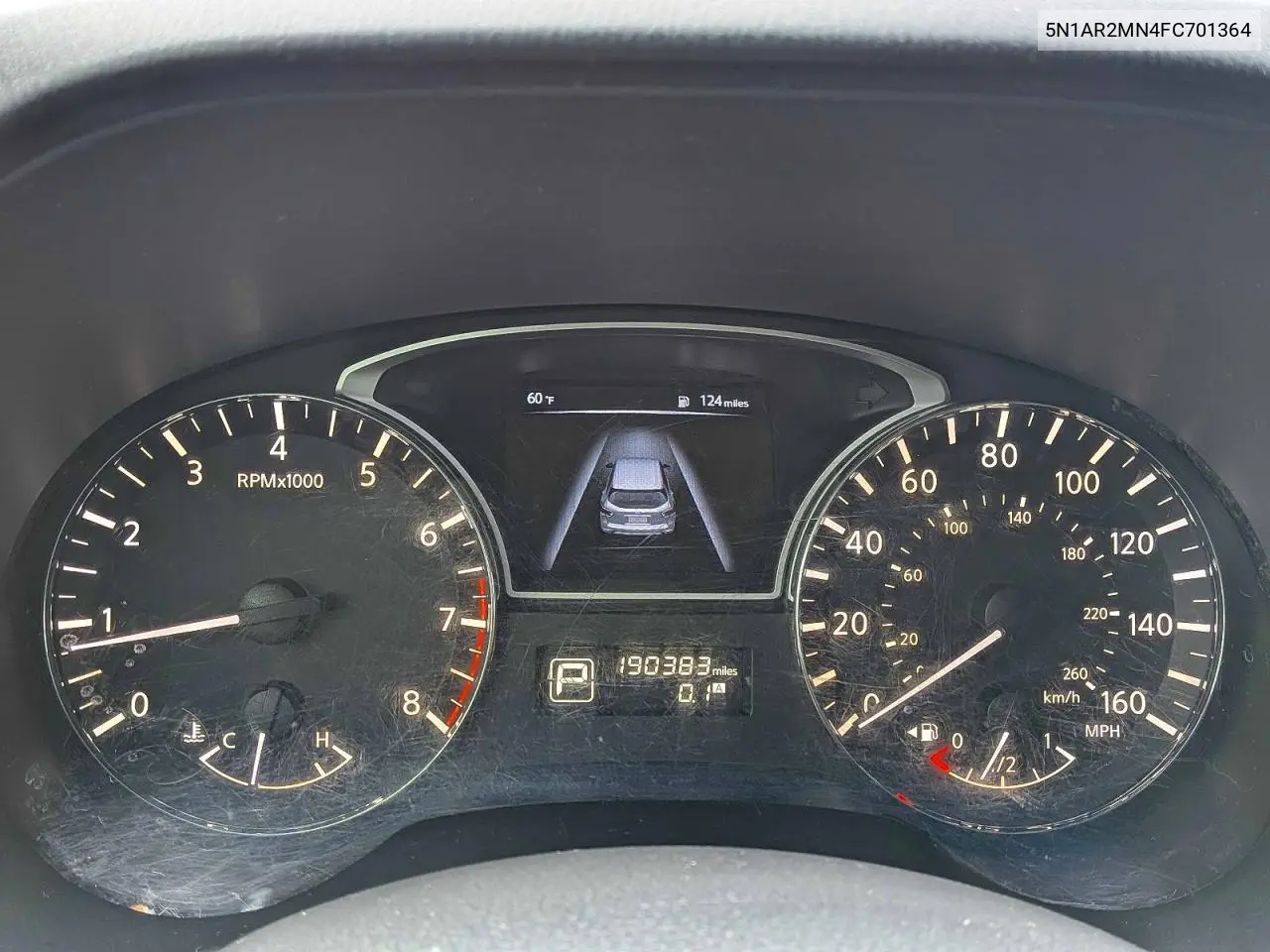 5N1AR2MN4FC701364 2015 Nissan Pathfinder S