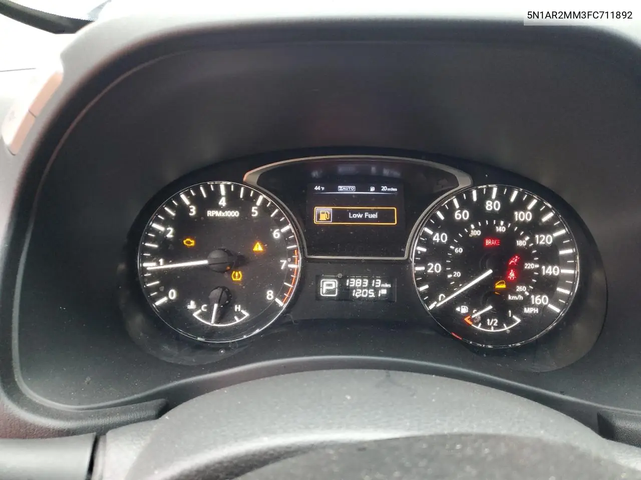 5N1AR2MM3FC711892 2015 Nissan Pathfinder S
