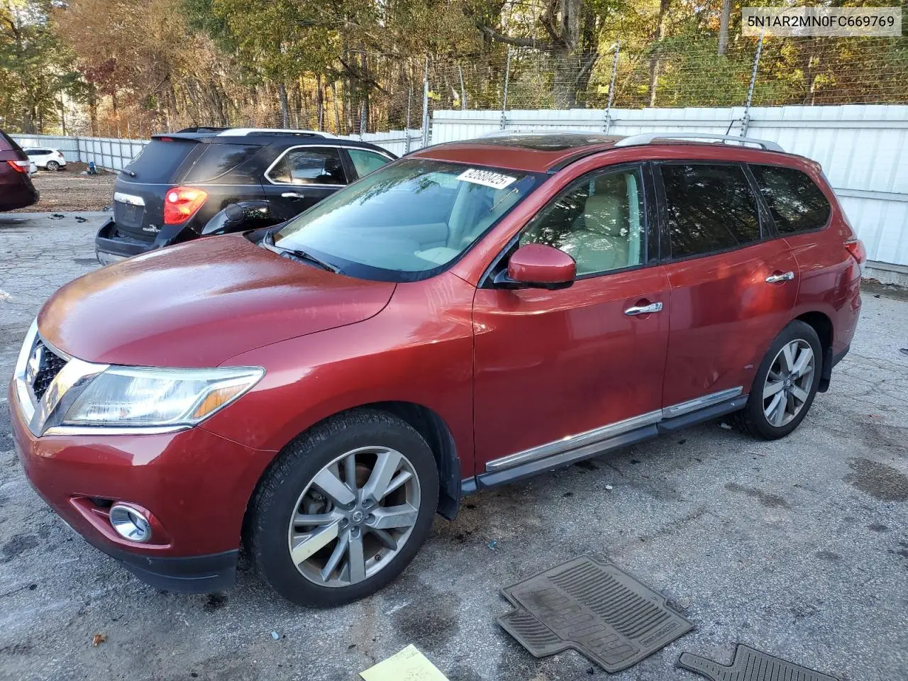 5N1AR2MN0FC669769 2015 Nissan Pathfinder S