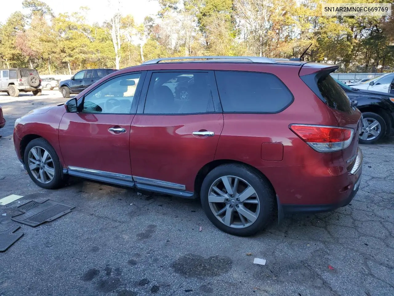 5N1AR2MN0FC669769 2015 Nissan Pathfinder S