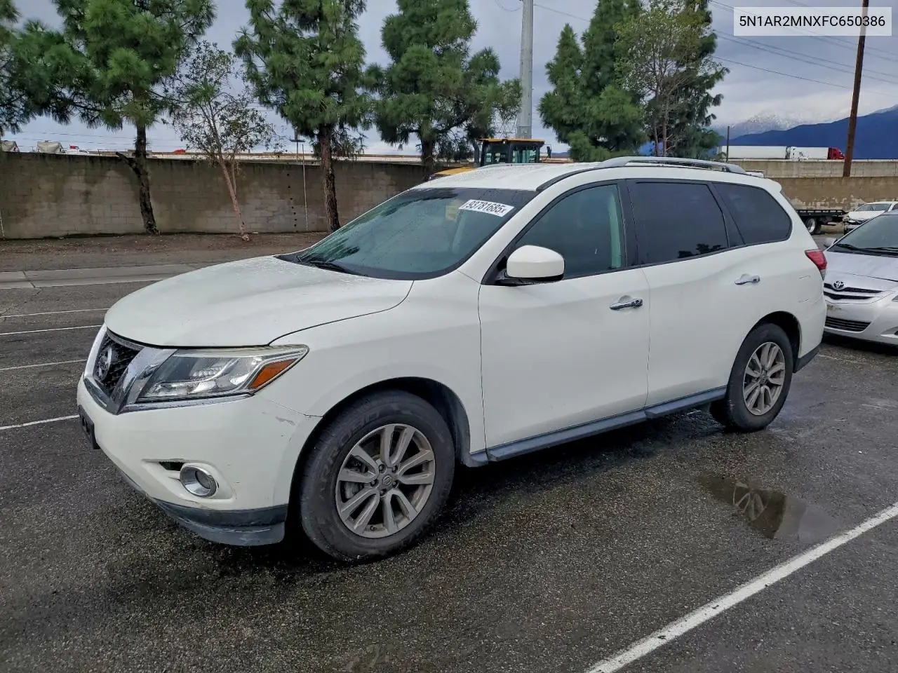 5N1AR2MNXFC650386 2015 Nissan Pathfinder S
