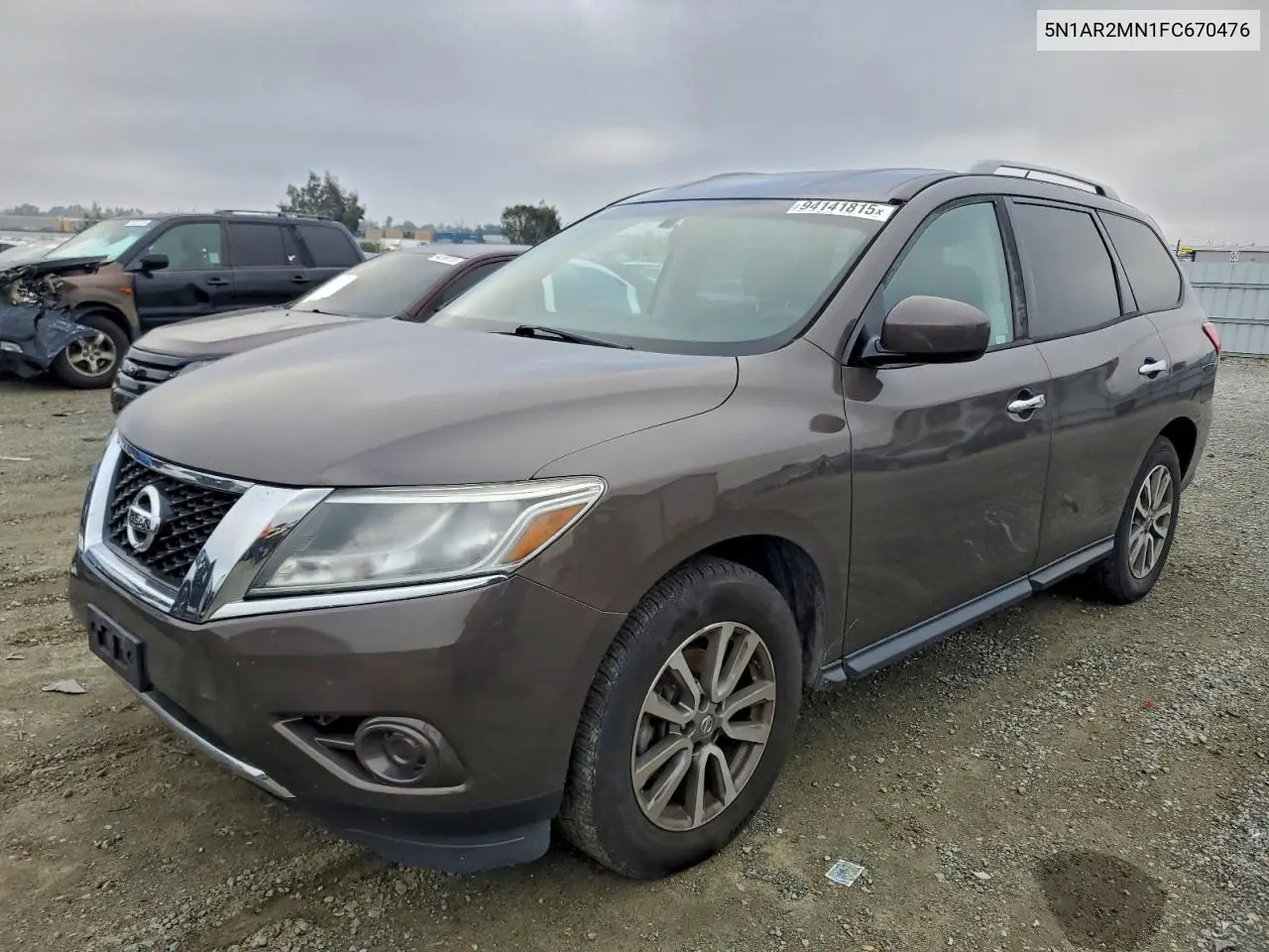 5N1AR2MN1FC670476 2015 Nissan Pathfinder S