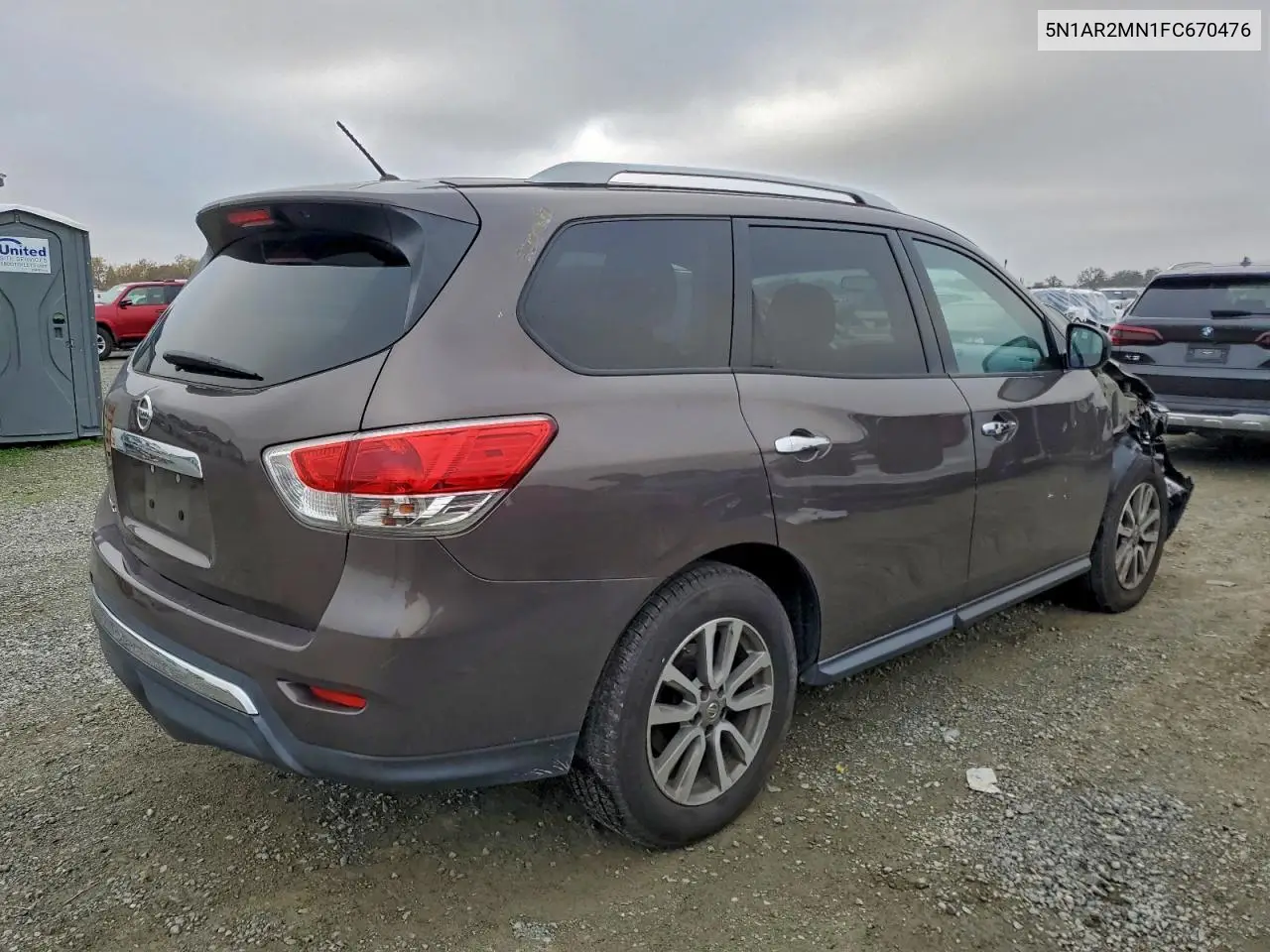 5N1AR2MN1FC670476 2015 Nissan Pathfinder S