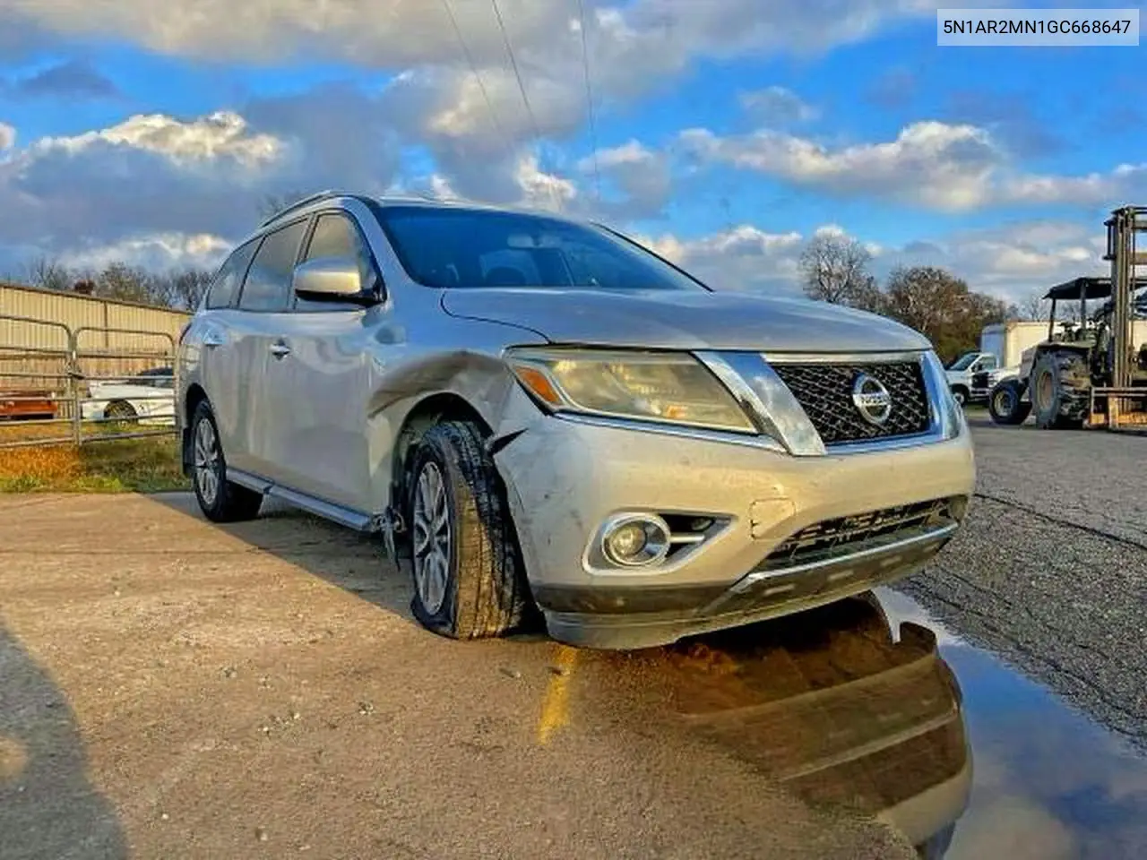 5N1AR2MN1GC668647 2016 Nissan Pathfinder S