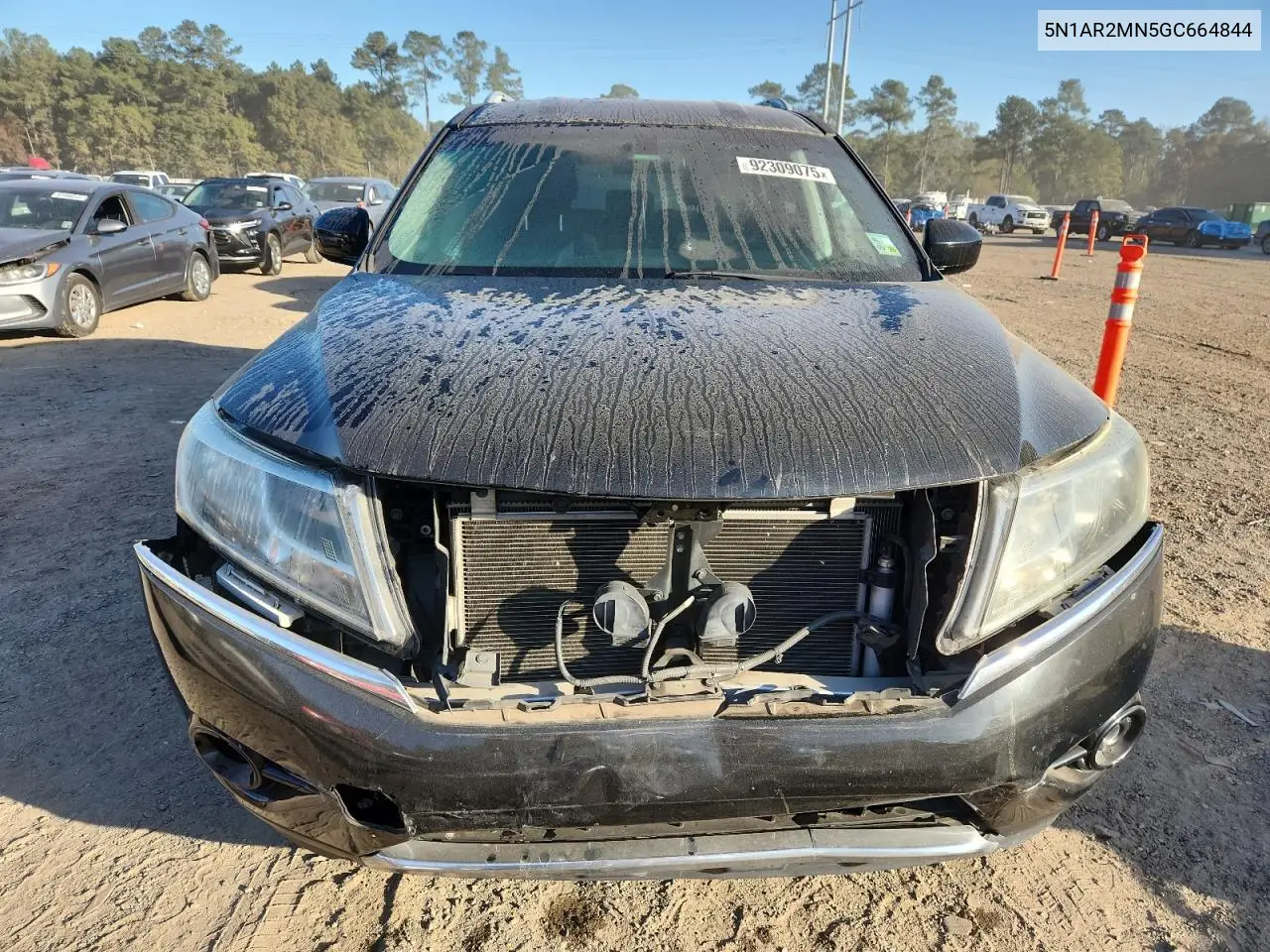 5N1AR2MN5GC664844 2016 Nissan Pathfinder S