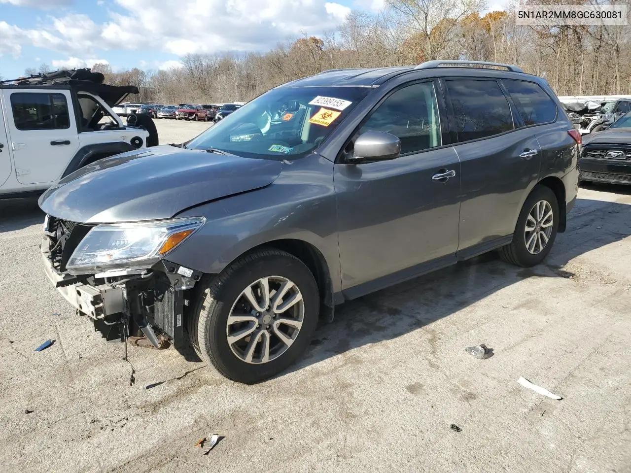 5N1AR2MM8GC630081 2016 Nissan Pathfinder S
