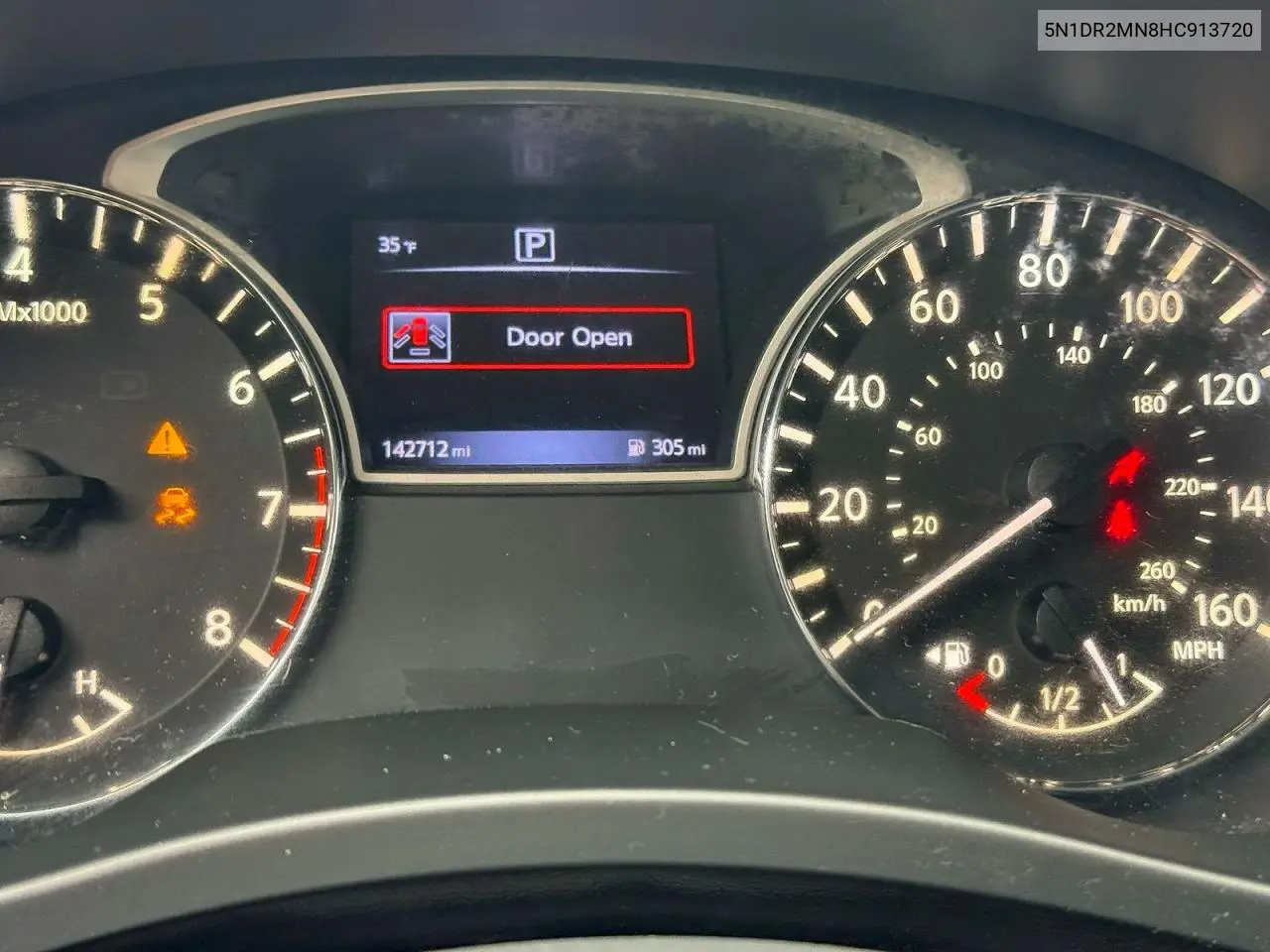 5N1DR2MN8HC913720 2017 Nissan Pathfinder S